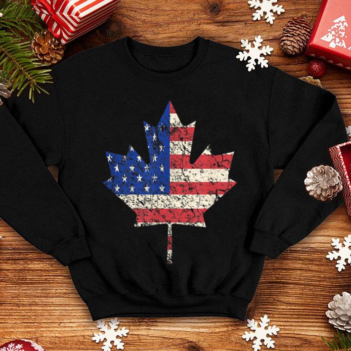 Canadian American USA Canada Flag Combined National Day shirt 4 - Canadian American USA Canada Flag Combined National Day shirt