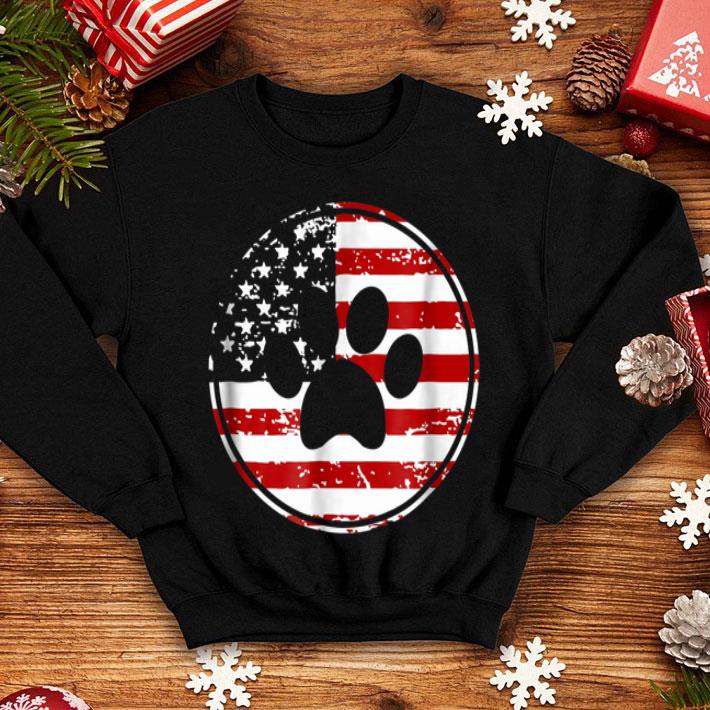 Dog Paw Print American Flag Usa Patriotic Shirt Dog Paw Print American Flag Usa Patriotic Shirt 4 - Dog Paw Print American Flag Usa Patriotic Shirt