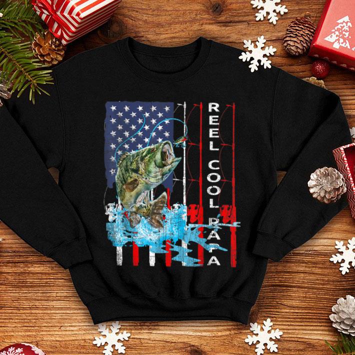Fathers Day Fishing Rod American Flag Reel Cool Papa Shirt 4 - Fathers Day Fishing Rod American Flag Reel Cool Papa Shirt