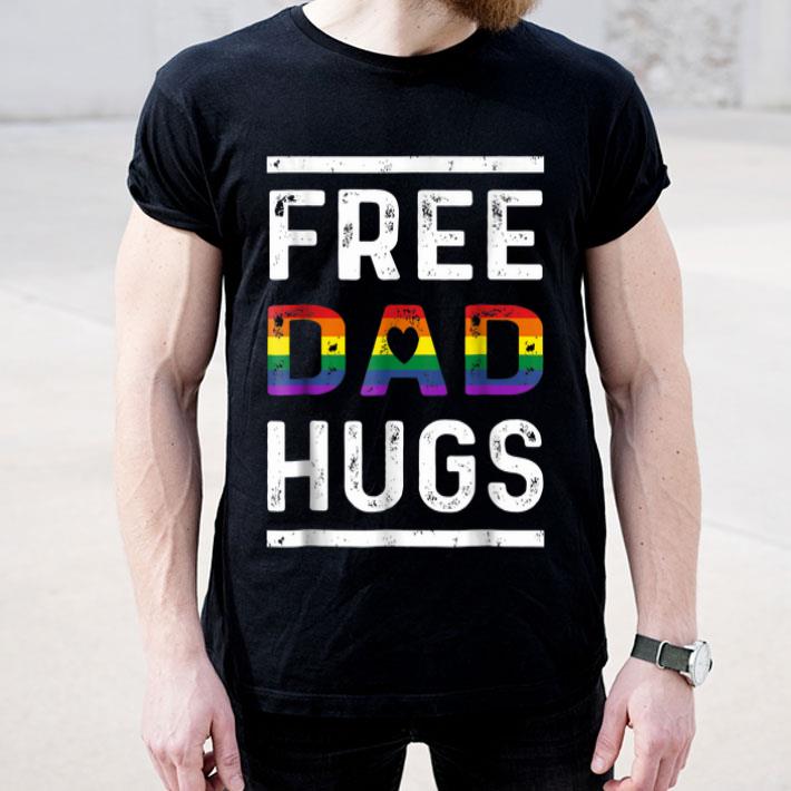 Free Dad Hugs LGBT Pride Rainbow Shirt Free Dad Hugs LGBT Pride Rainbow Shirt 4 - Free Dad Hugs LGBT Pride Rainbow Shirt
