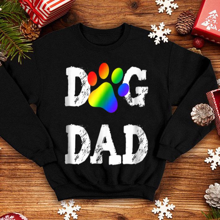 Gay Dog Lover Dog Dad LGBT Rainbow Paw Shirt 4 - Gay Dog Lover Dog Dad LGBT Rainbow Paw Shirt