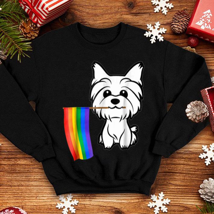 Gay Pride Flag Yorkshire Terrier for Dog Lovers Owners Shirt 4 - Gay Pride Flag Yorkshire Terrier for Dog Lovers Owners Shirt