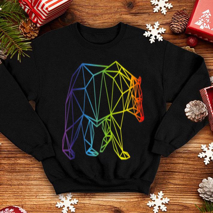 Geometric Bear LGBT Rainbow Flag Gay shirt Geometric Bear LGBT Rainbow Flag Gay shirt 4 - Geometric Bear LGBT Rainbow Flag Gay shirt