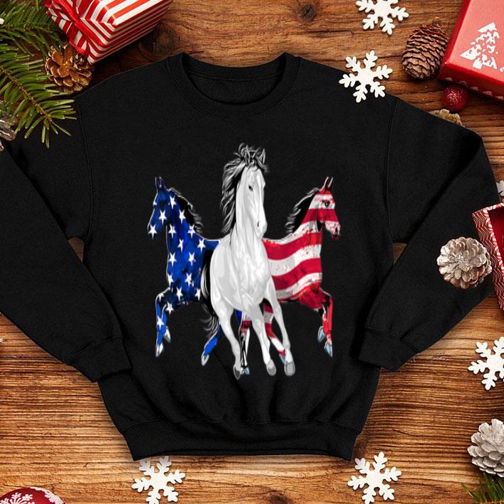 Horse American Flag Patriotic shirt 4 - Horse American Flag Patriotic shirt