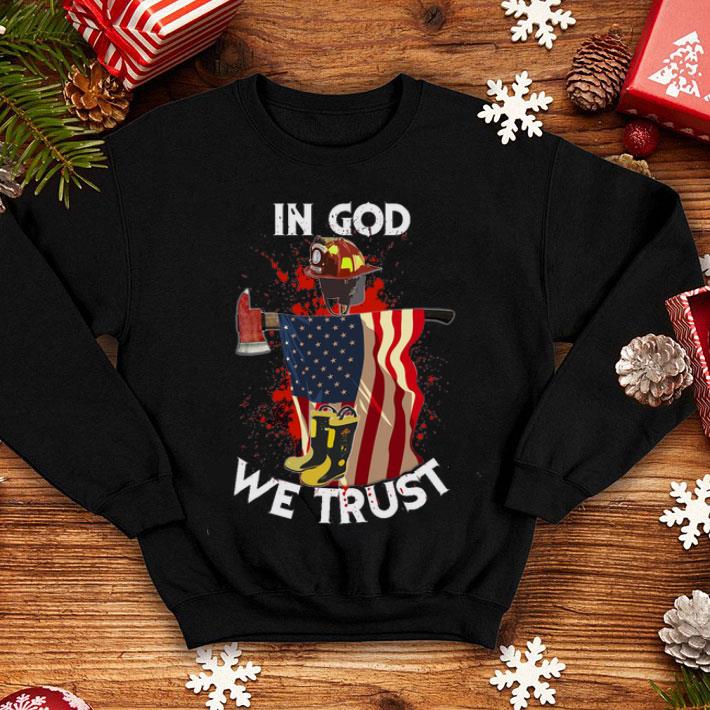 In God We Trust Firefighter American Flag shirt In God We Trust Firefighter American Flag shirt 4 - In God We Trust Firefighter American Flag shirt