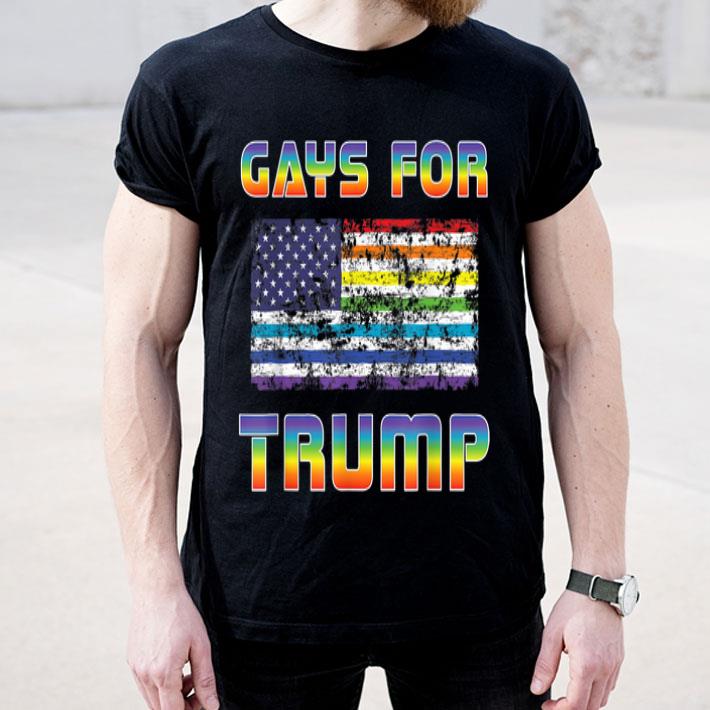 LGBT American Pride Flag Supports President Donald Trump shirt 4 - LGBT American Pride Flag Supports President Donald Trump shirt