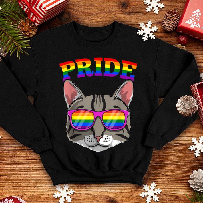 LGBT Tabby Cat Gay Pride Rainbow LGBTQ Gift Kitty Shirt 4 - LGBT Tabby Cat Gay Pride Rainbow LGBTQ Gift Kitty Shirt