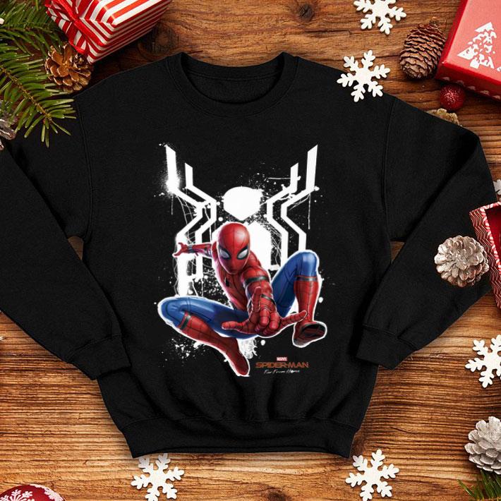 Marvel Spider man Far From Home Painted Logo Swing Poster Premium Shirt 4 - Marvel Spider-man Far From Home Painted Logo Swing Poster Premium Shirt