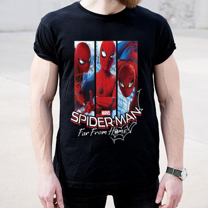 Marvel Spider man Far From Home Three Panel Pose shirt 4 - Marvel Spider-man Far From Home Three Panel Pose shirt