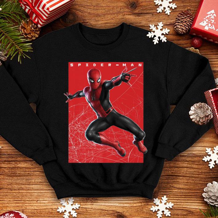 Marvel Spider man Far From Home Web Swinging Poster Shirt 4 - Marvel Spider-man Far From Home Web Swinging Poster Shirt