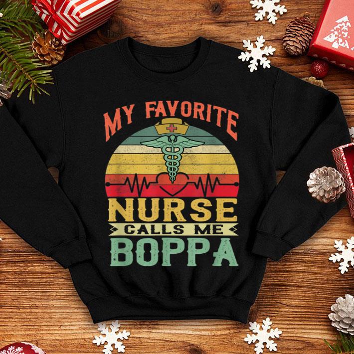 My Favorite Nurse Calls Me Boppa Father s Day shirt 4 - My Favorite Nurse Calls Me Boppa Father's Day shirt