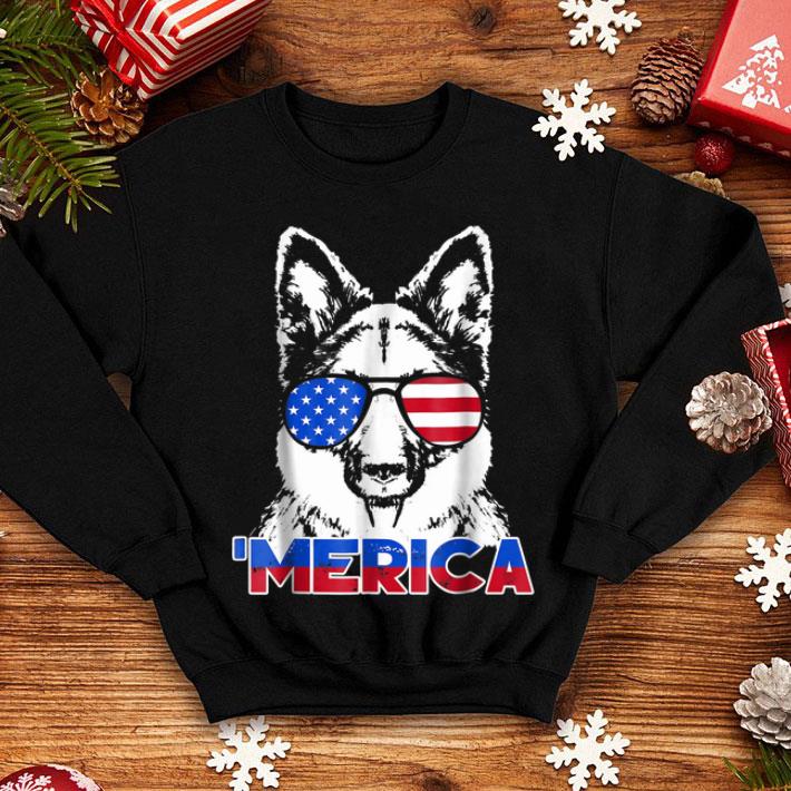 Patriot German Shepherd merica Tee Shirt 4 - Patriot German Shepherd 'merica Tee Shirt