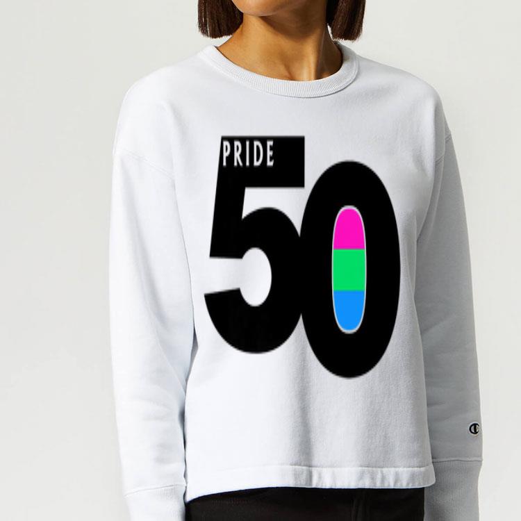 Pride 50 Polysexual Pride Flag World Pride 2019 shirt 4 - Pride 50 Polysexual Pride Flag World Pride 2019 shirt