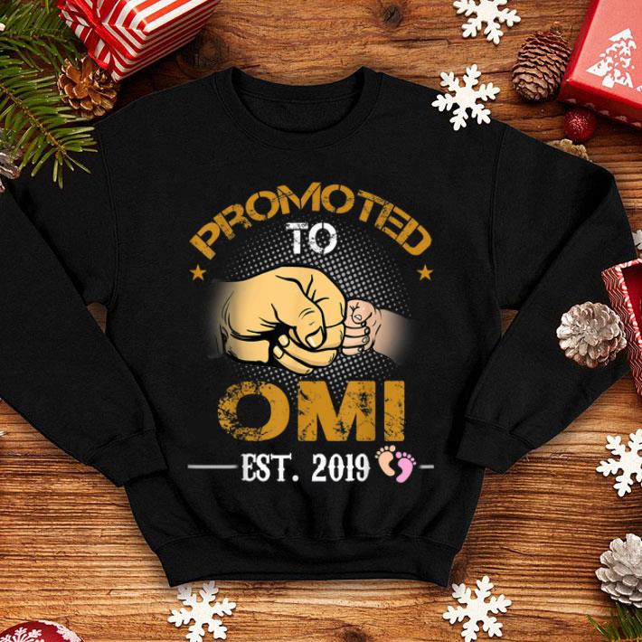 Promoted To Omi Est 2019 New Dad Fathers Day shirt 4 - Promoted To Omi Est 2019 New Dad Fathers Day shirt
