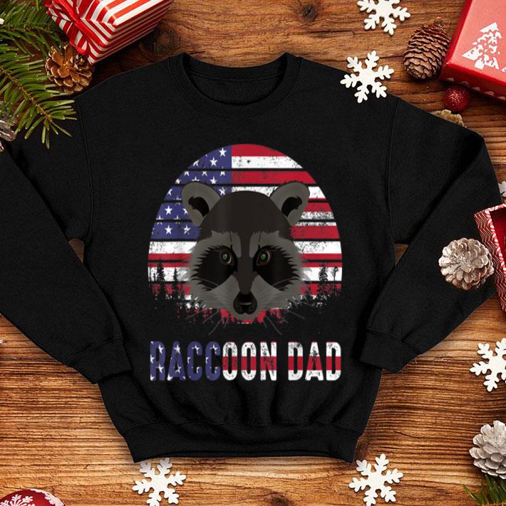 Raccoon dad 4th Of July Father Day American Flag shirt 4 - Raccoon dad 4th Of July Father Day American Flag shirt