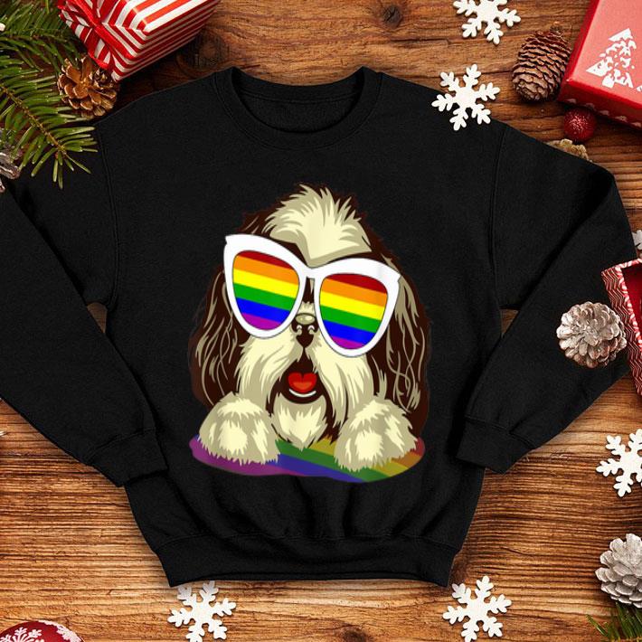 Shih Tzu Dog Gay Pride Flag Sunglasses Lgbt - Dog Lovers Shirt Shih Tzu Dog Gay Pride Flag Sunglasses Lgbt Dog Lovers Shirt 4 - Shih Tzu Dog Gay Pride Flag Sunglasses Lgbt - Dog Lovers Shirt