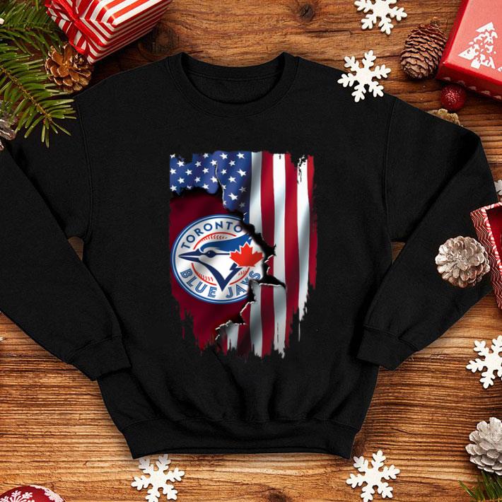 Toronto Blue Jays Mashup American Flag MLB shirt 4 - Toronto Blue Jays Mashup American Flag MLB shirt