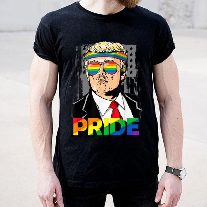 Trump LGBT Gay Lesbian Gay Bisexual Transgender World Pride shirt 4 - Trump LGBT Gay Lesbian Gay Bisexual Transgender World Pride shirt