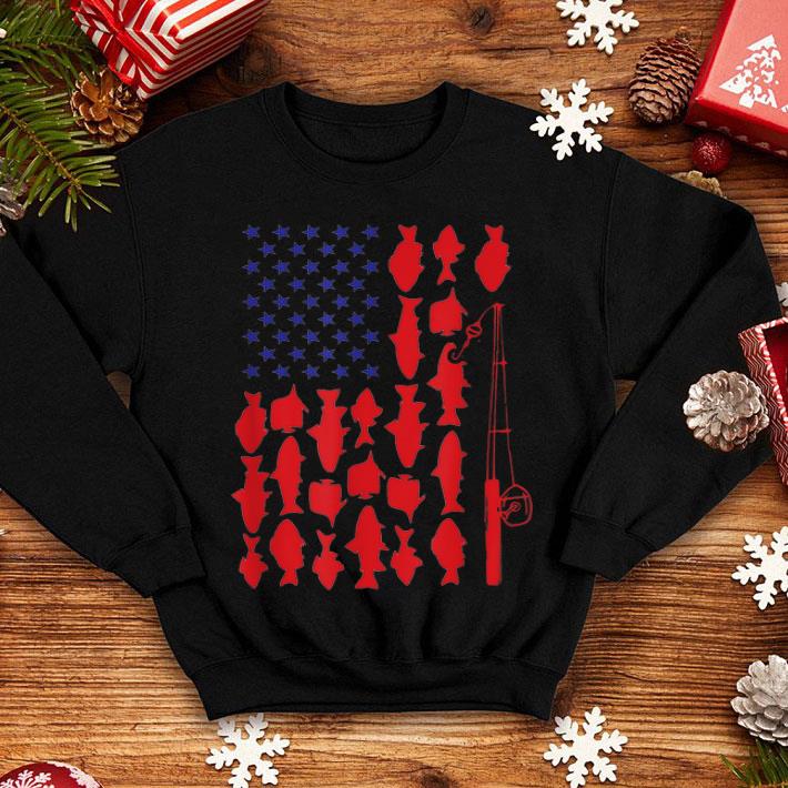 USA Flag Fish Fishing Rod Happy 4th Of July shirt USA Flag Fish Fishing Rod Happy 4th Of July shirt 4 - USA Flag Fish Fishing Rod Happy 4th Of July shirt
