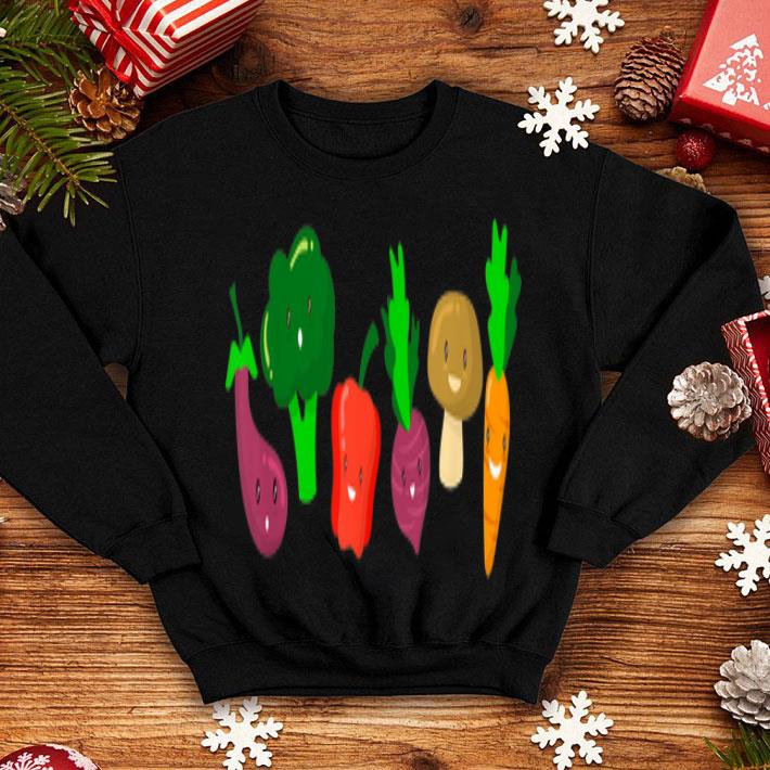 Vegetables Emojis Art Funny Vegan Lover Gift Shirt 4 - Vegetables Emojis Art Funny Vegan Lover Gift Shirt