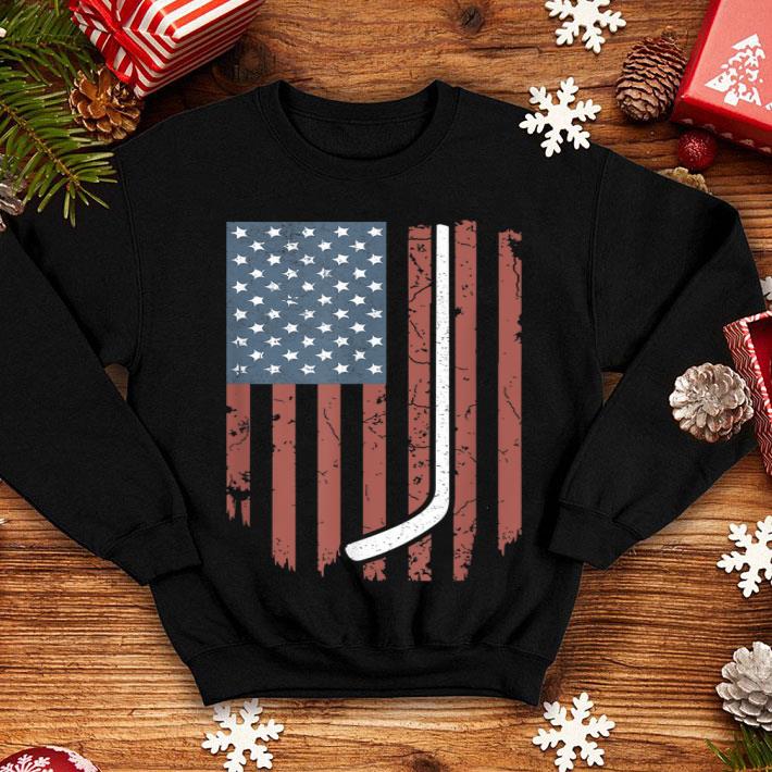 Vintage American Flag Hockey Clothing 4th July Shirt Vintage American Flag Hockey Clothing 4th July Shirt 4 - Vintage American Flag Hockey Clothing 4th July Shirt