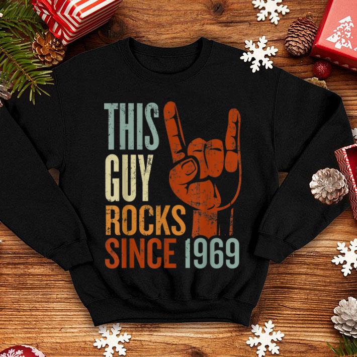 50th Birthday This Guy Rocks Since 1969 Devil Horns shirt 50th Birthday This Guy Rocks Since 1969 Devil Horns shirt 4 - 50th Birthday This Guy Rocks Since 1969 Devil Horns shirt
