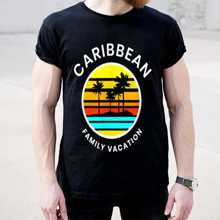 Caribbean Family Vacation Sunset Palm Tree shirt 4 - Caribbean Family Vacation Sunset Palm Tree shirt