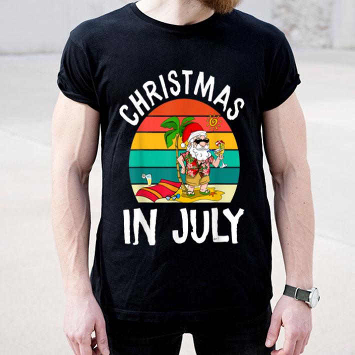 Christmas In July Santa Hawaiian Summer Tee shirt Christmas In July Santa Hawaiian Summer Tee shirt 4 - Christmas In July Santa Hawaiian Summer Tee shirt