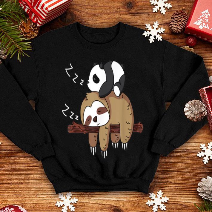 Cute Panda Sleeping On Sloth Sloth Lover shirt Cute Panda Sleeping On Sloth Sloth Lover shirt 4 - Cute Panda Sleeping On Sloth Sloth Lover shirt