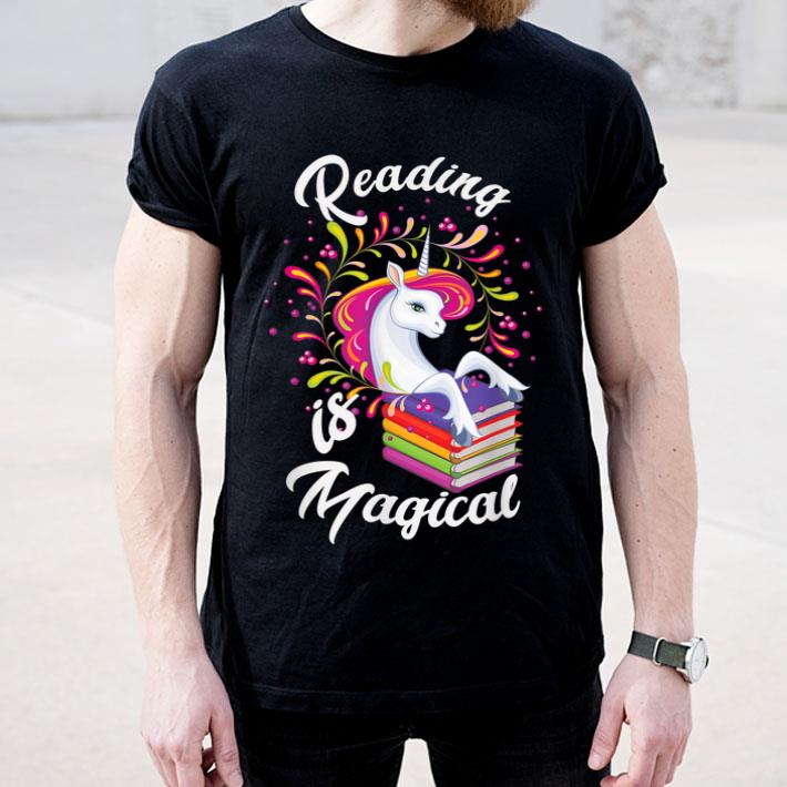 Cute Unicorn Book Lover Reading Is Magical shirt Cute Unicorn Book Lover Reading Is Magical shirt 4 - Cute Unicorn Book Lover Reading Is Magical shirt