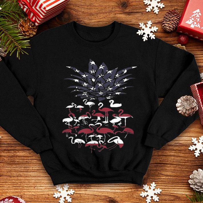 Flamingo Pineapple American Flag July 4th shirt 4 - Flamingo Pineapple American Flag July 4th shirt