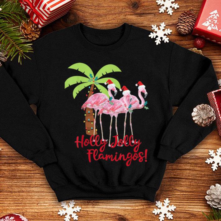 Holly Jolly Flamingo Christmas In July shirt 4 - Holly Jolly Flamingo Christmas In July shirt