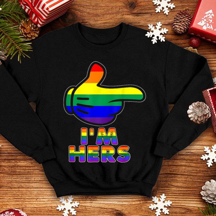IM Hers Pride She Is Mine LGBT Support LGBT Equality shirt 4 - IM Hers Pride She Is Mine LGBT Support LGBT Equality shirt