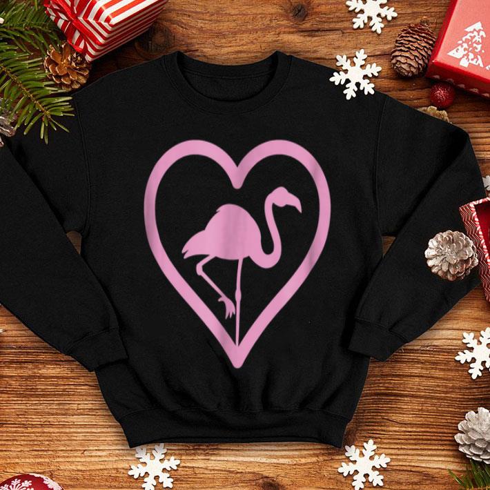 Pink Flamingo Heart Wading Bird Species Lover shirt 4 - Pink Flamingo Heart - Wading Bird Species Lover shirt