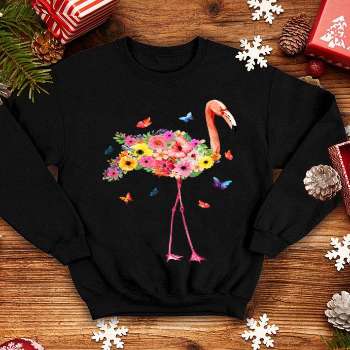 Pink Flamingo Watercolor T Hawaiian Flowers Floral shirt 4 1 - Pink Flamingo Watercolor T Hawaiian Flowers Floral shirt
