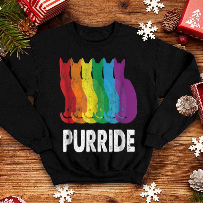 Pride Colorful LGBT Purride Rainbow Cat Lover shirt 4 - Pride Colorful LGBT Purride Rainbow Cat Lover shirt