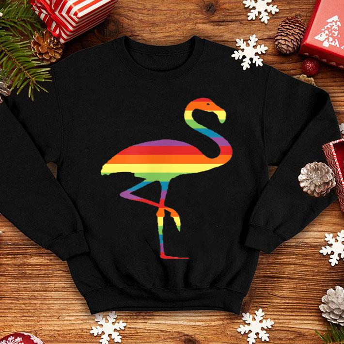 Rainbow Flamingo Gay Rights Pride Parade Outfit shirt Rainbow Flamingo Gay Rights Pride Parade Outfit shirt 4 - Rainbow Flamingo Gay Rights Pride Parade Outfit shirt