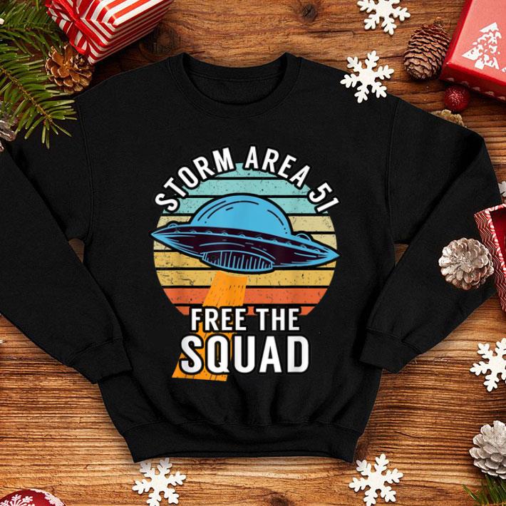 Retro Storm Area 51 Free The Squad shirt Retro Storm Area 51 Free The Squad shirt 4 - Retro Storm Area 51 Free The Squad shirt