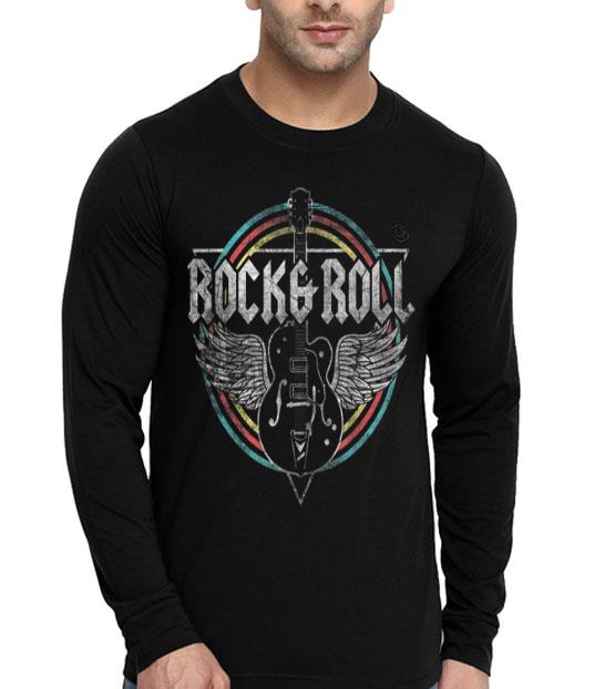 Rock And Roll Guitar Wings Music Lover shirt 4 - Rock And Roll Guitar Wings Music Lover shirt