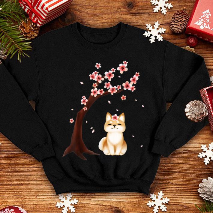 Shiba Inu Dog Japanese Cherry Blossom Sakura Flower png shirt 4 - Shiba Inu Dog Japanese Cherry Blossom Sakura Flower-png shirt