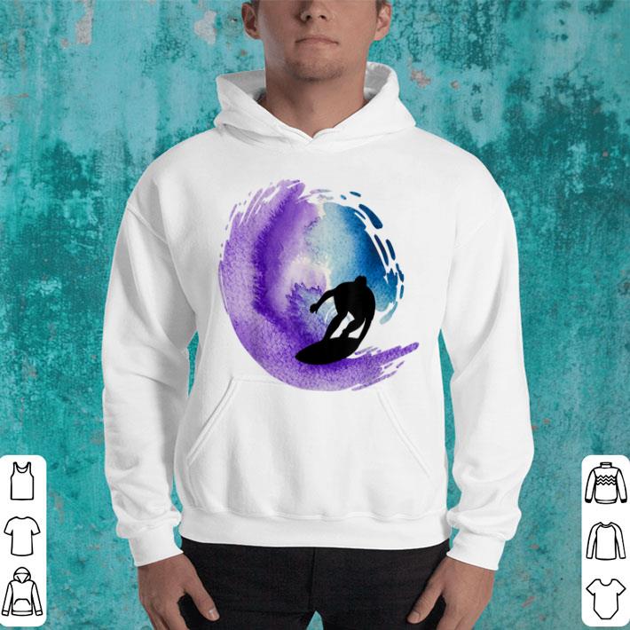 Surfing Watercolor Cute Waves Surfer Beach Lover shirt 4 1 - Surfing Watercolor Cute Waves Surfer Beach Lover shirt
