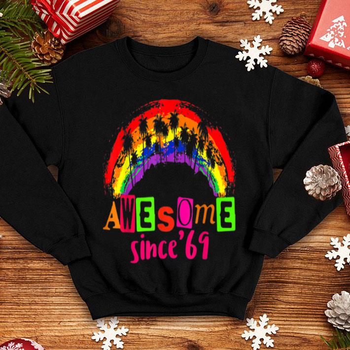 Vintage 1969 50Th Birthdayt Pride Rainbow Lgb shirt 4 - Vintage 1969 50Th Birthdayt Pride Rainbow Lgb shirt