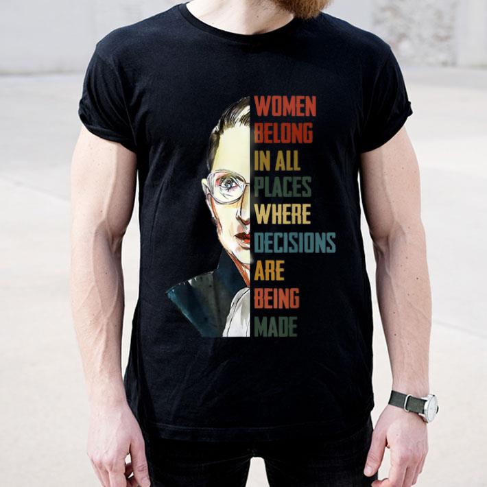 Vintage Women Belong In All Places Ruth Bader Ginsburg shirt 4 - Vintage Women Belong In All Places Ruth Bader Ginsburg shirt