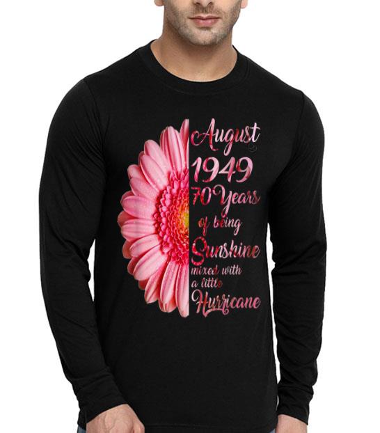 August Girl 70 Years Old Sunshine Birthday shirt August Girl 70 Years Old Sunshine Birthday shirt 4 - August Girl 70 Years Old Sunshine Birthday shirt