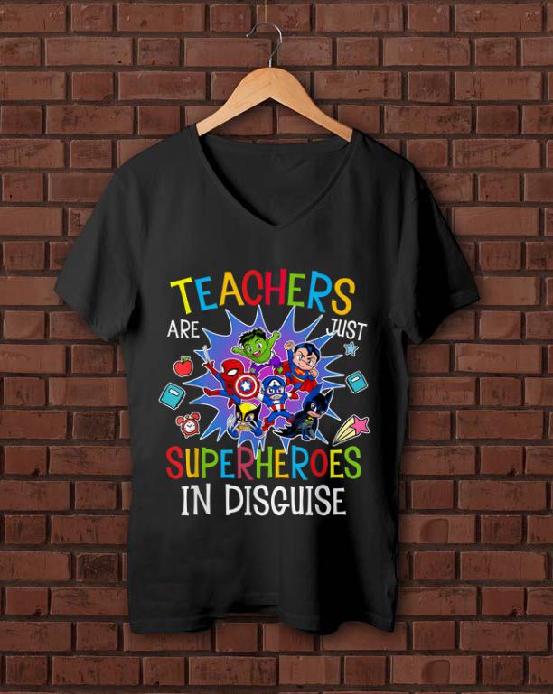 Awesome Teachers Are Just Superheroes In Disguise DC And Marvel shirt 1 - Awesome Teachers Are Just Superheroes In Disguise DC And Marvel shirt