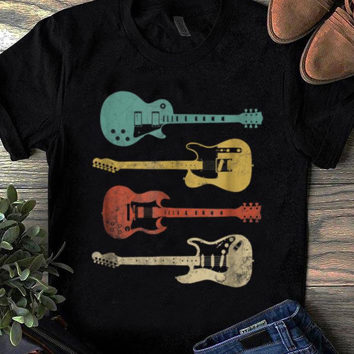 Awesome Vintage Electric Guitar Distressed shirt 1 - Awesome Vintage Electric Guitar Distressed shirt