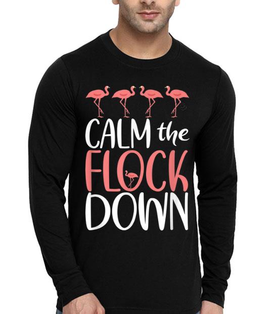 Calm The Flock Down Flamingo Lovers shirt 4 - Calm The Flock Down Flamingo Lovers shirt