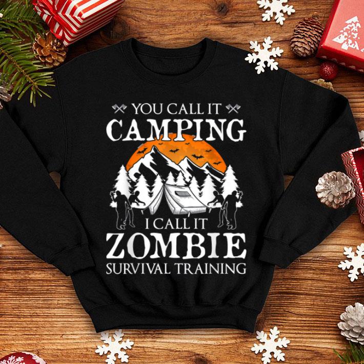 Funny Zombie Survival Training Camping Halloween Costume Gift shirt 4 - Funny Zombie Survival Training Camping Halloween Costume Gift shirt