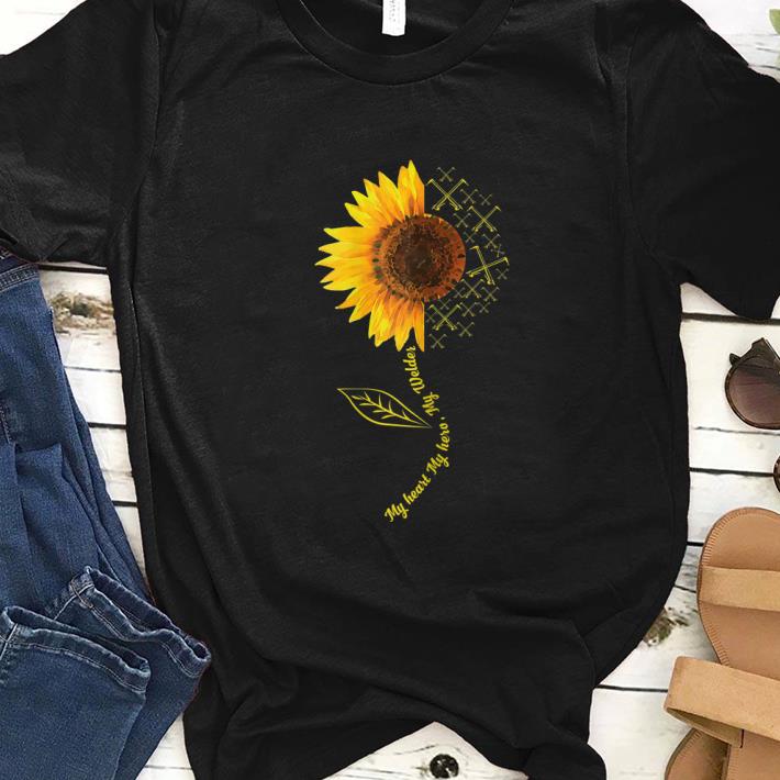 Hot My Heart My Hero My Welder Sunflower shirt 1 - Hot My Heart My Hero My Welder Sunflower shirt