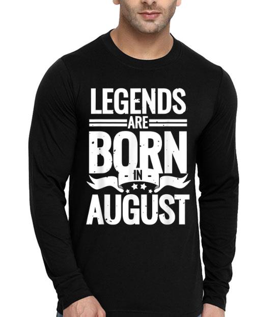 Lion Legends Are Born In August Birthday shirt 4 - Lion Legends Are Born In August Birthday shirt